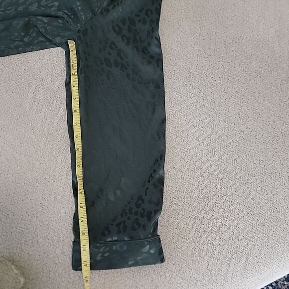 INC International Concepts Emerald Green Cheetah Print Pajama Set - Size Large - Picture 7 of 13